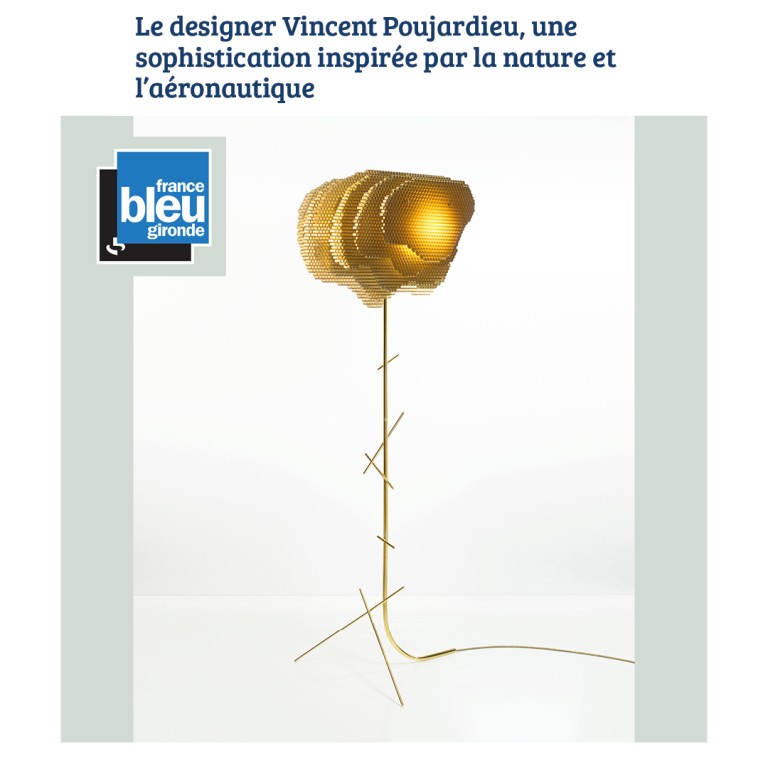 France Bleu - Place des Grands Hommes : Vincent Poujardieu à l'occasion de l'exposition de son travail chez Coutume Studio à Bordeaux  - Entretien avec Vincent Poujardieu